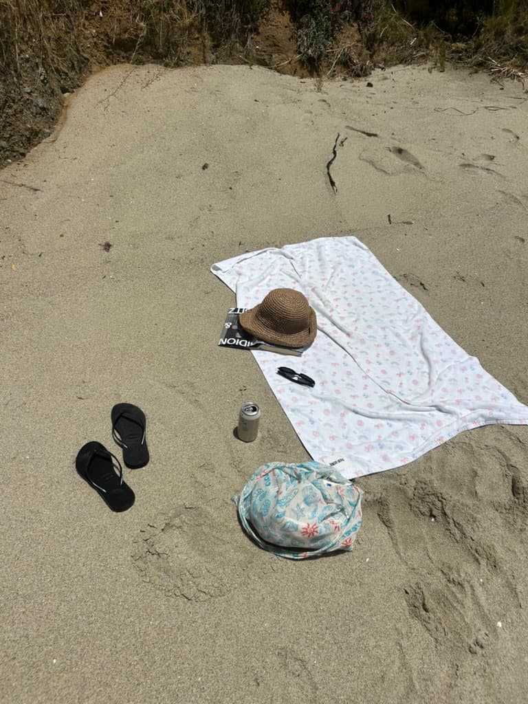 Beach Towel Polaroid