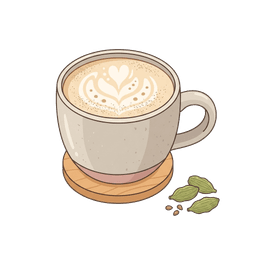 Cardamom Latte