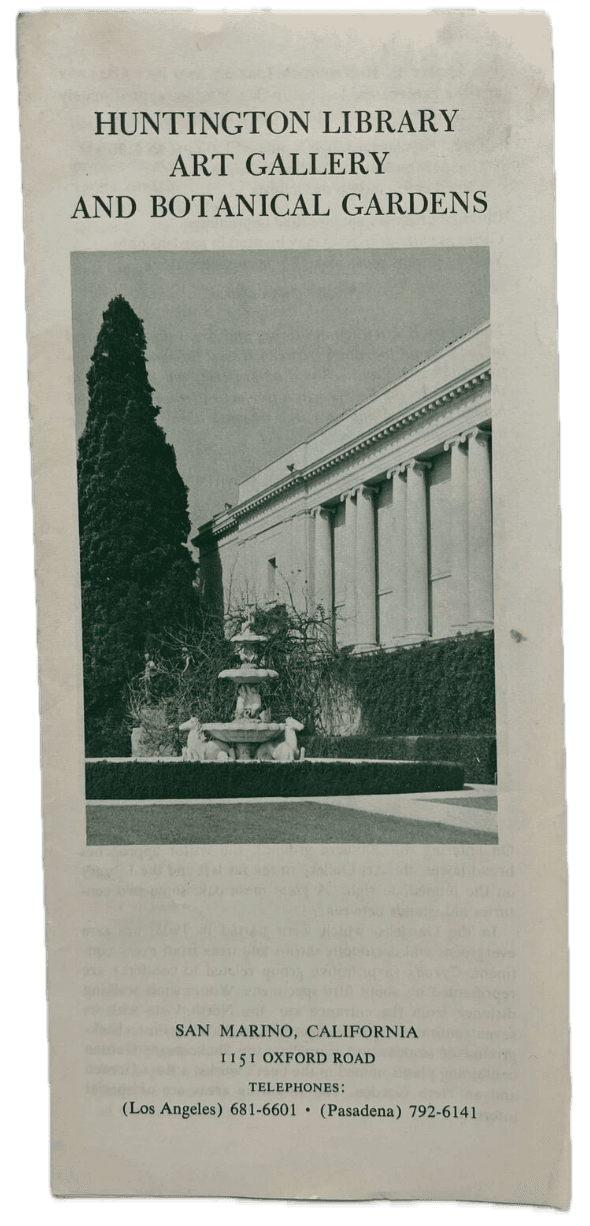 Huntington Museum Catalog